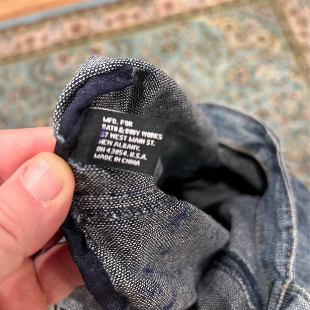 Denim bag from bath and body works in GUC - Picture 5 of 7